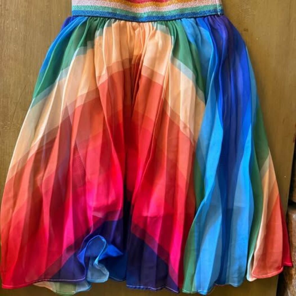 Lola + the boys rainbow skirt 4t